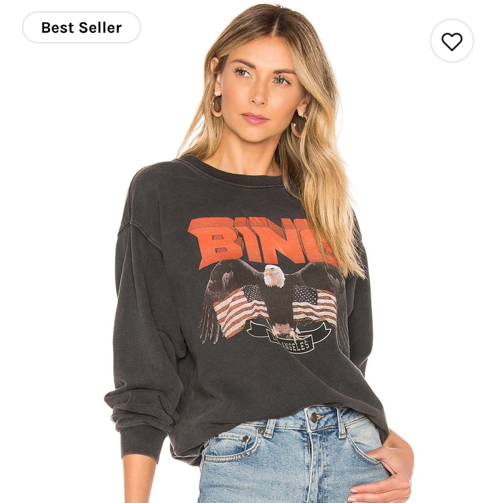 Anine Bing crewneck sweatshirt small